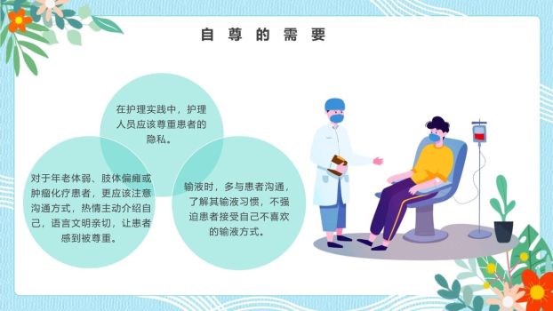 人文关怀护理服务PPT模板4