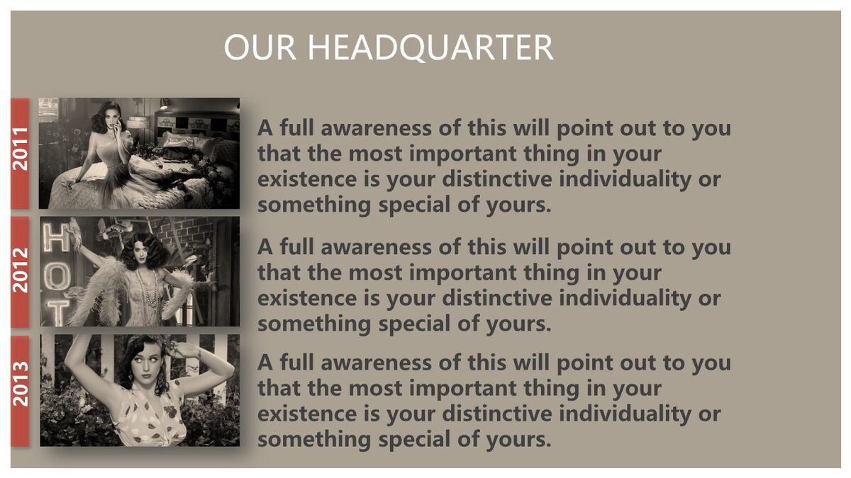 欧美复古风格设计PPT模板4