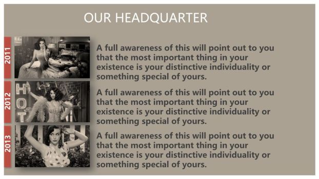 欧美复古风格设计PPT模板4