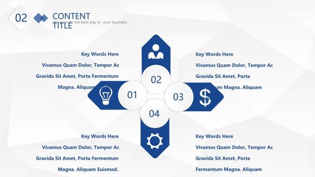 极简多图表通用PPT模板4