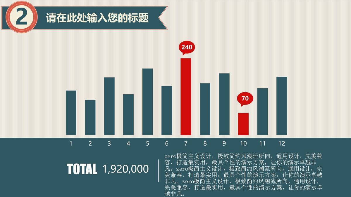 动态城市高楼商务PPT模板3