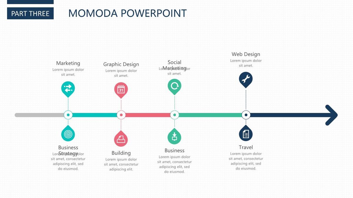 清新风格多功能精品PPT模板7