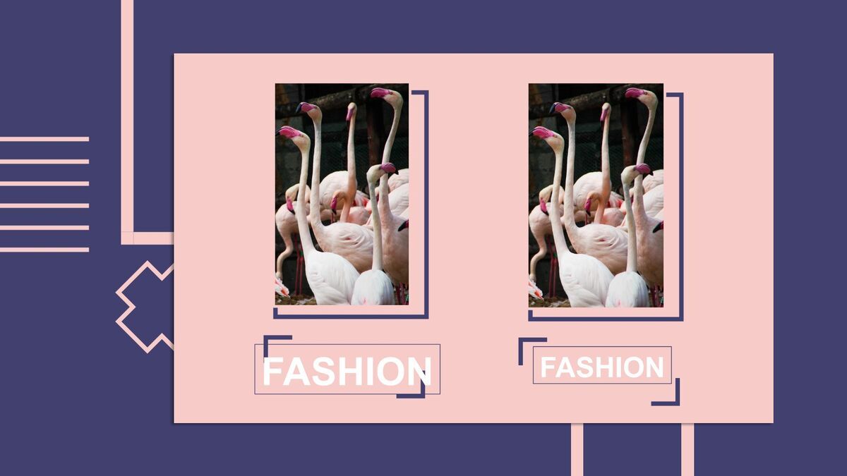 时尚色块设计PPT模板7