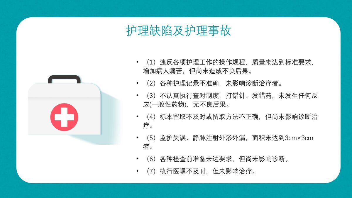 护理安全风险管理PPT模板4