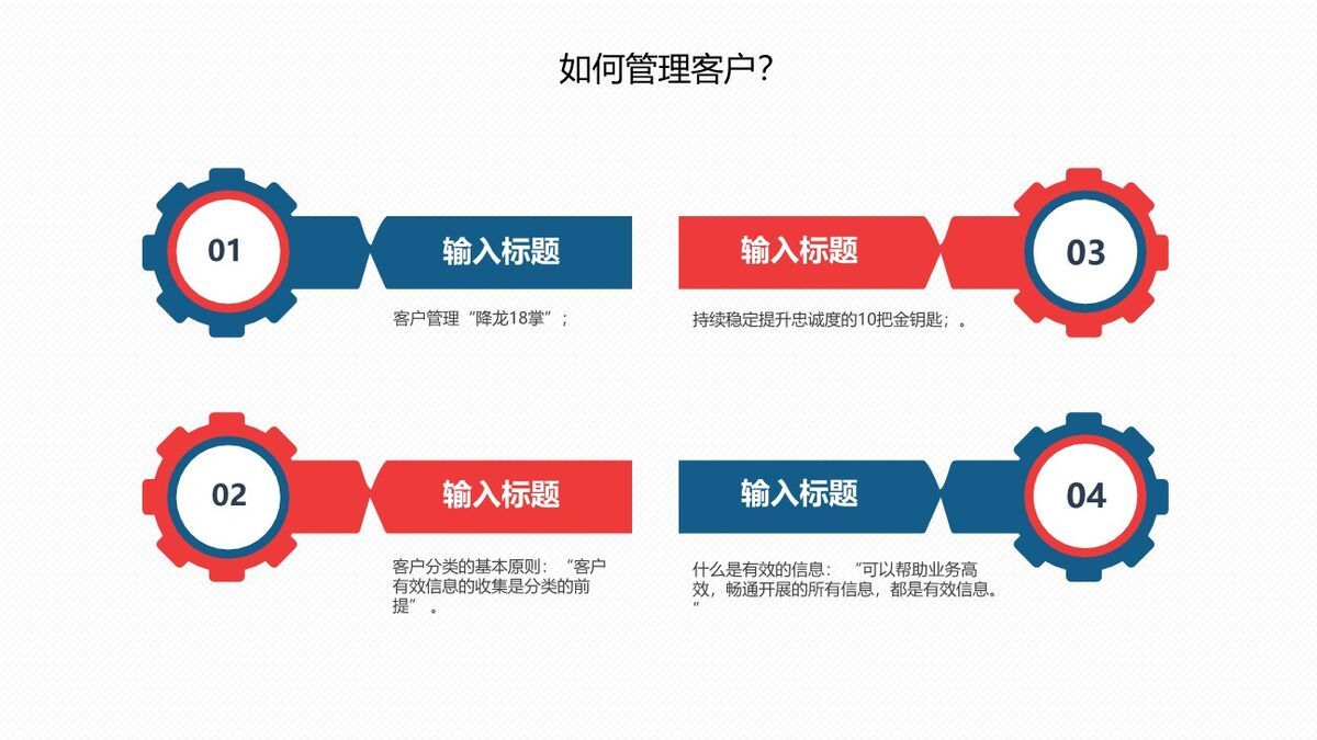 客户关系管理(CRM)培训PPT模板4