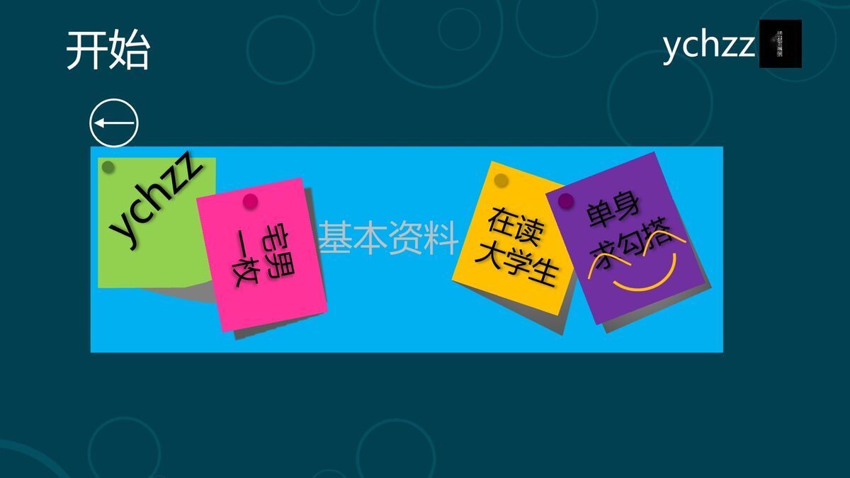 Win8磁贴风格自我介绍PPT6