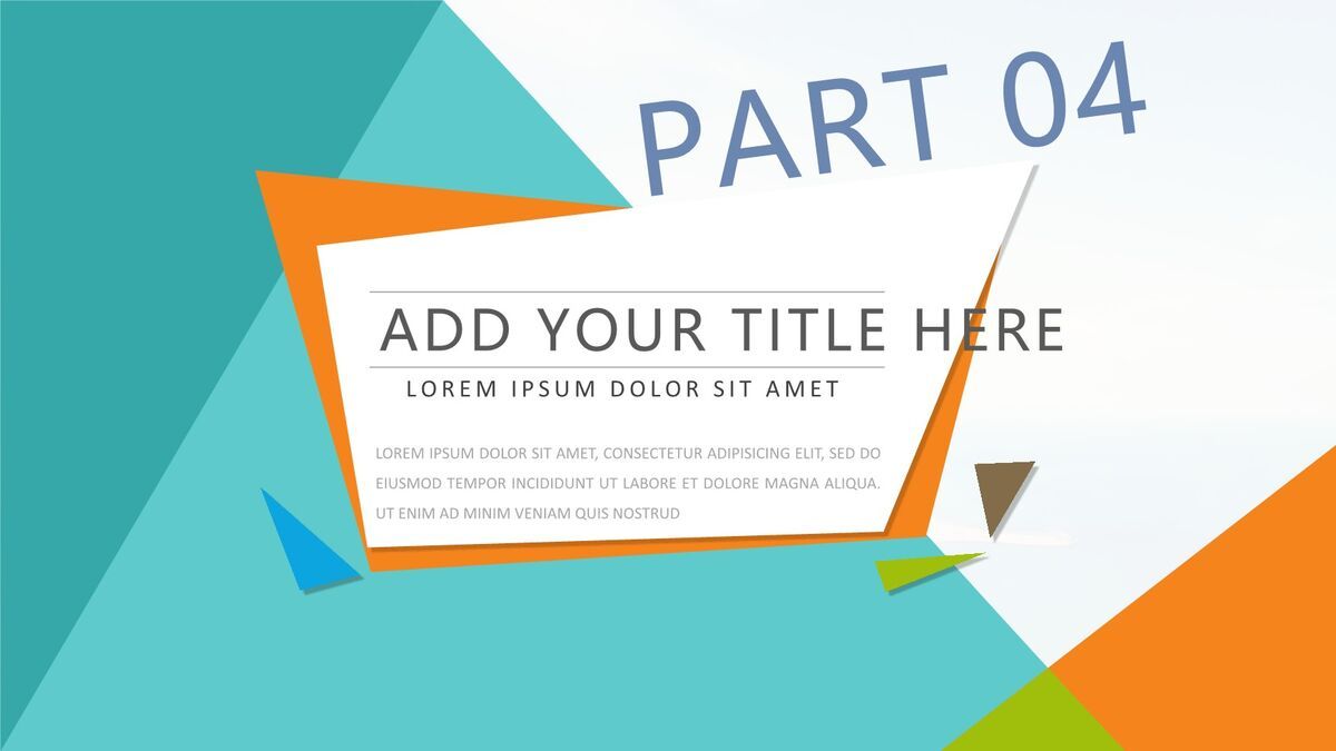 大色块动态排版PPT9