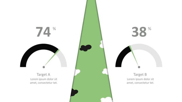 清新卡通云朵儿童教育课件PPT模板2