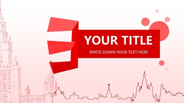 创意折纸艺术风格PPT模板2