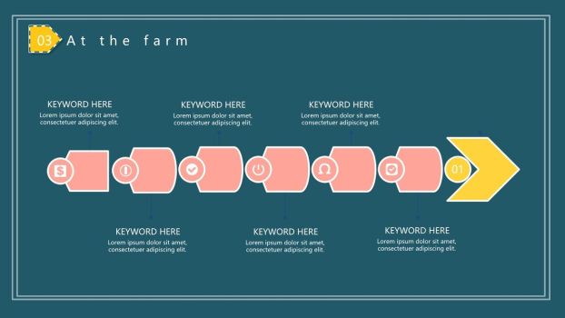 小学英语趣味卡通课件PPT模板5