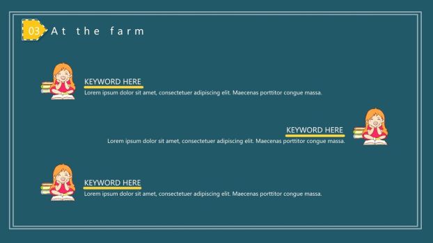 小学英语趣味卡通课件PPT模板8