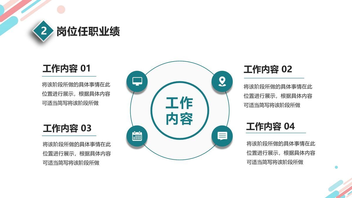 职级晋升述职PPT模板2