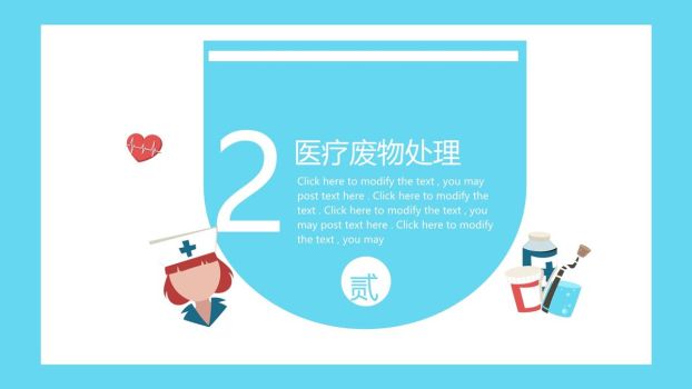 医疗废物分类管理PPT模板2