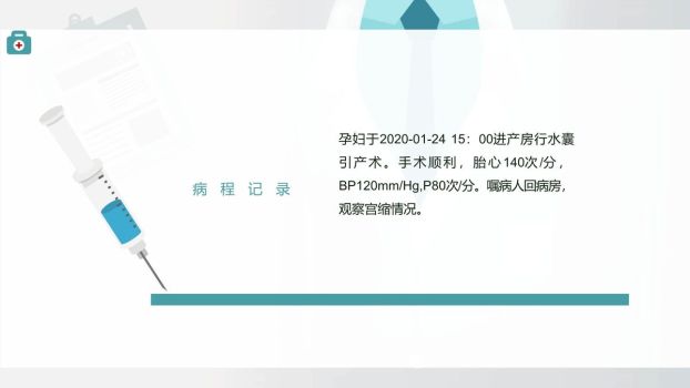 护理病例分析报告PPT模板1