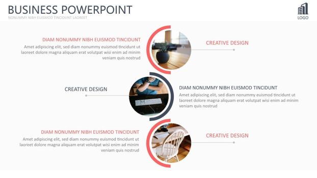 多图表精美欧美风PPT模板6