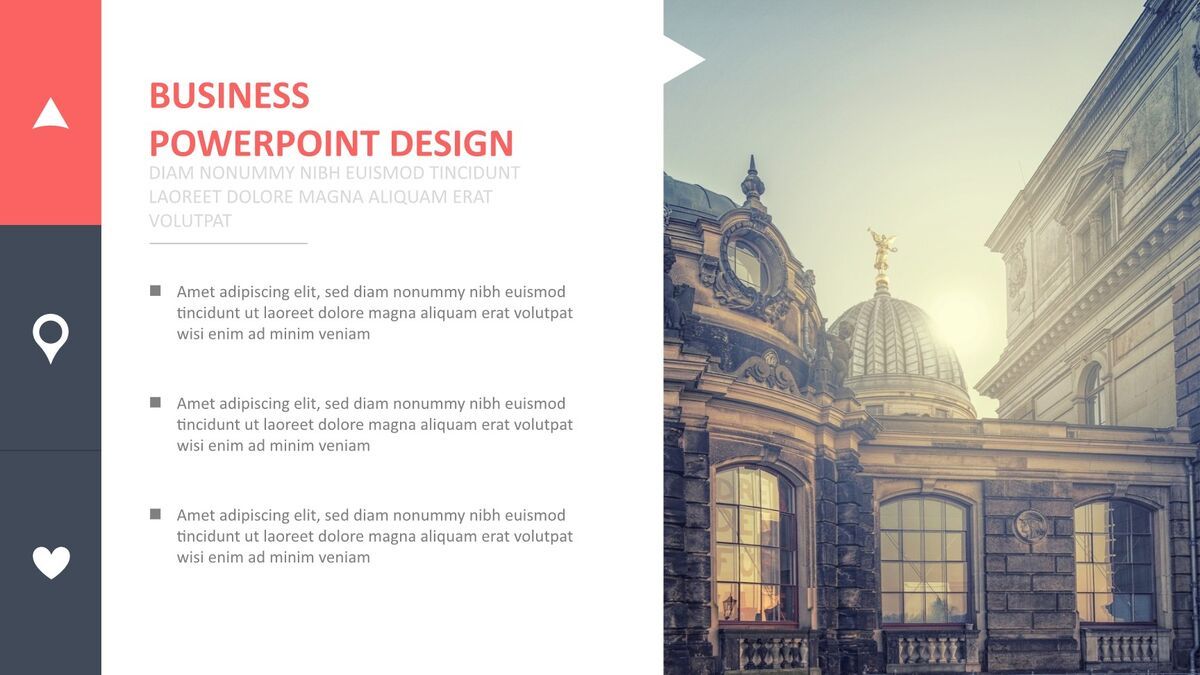 多图表精美欧美风PPT模板8