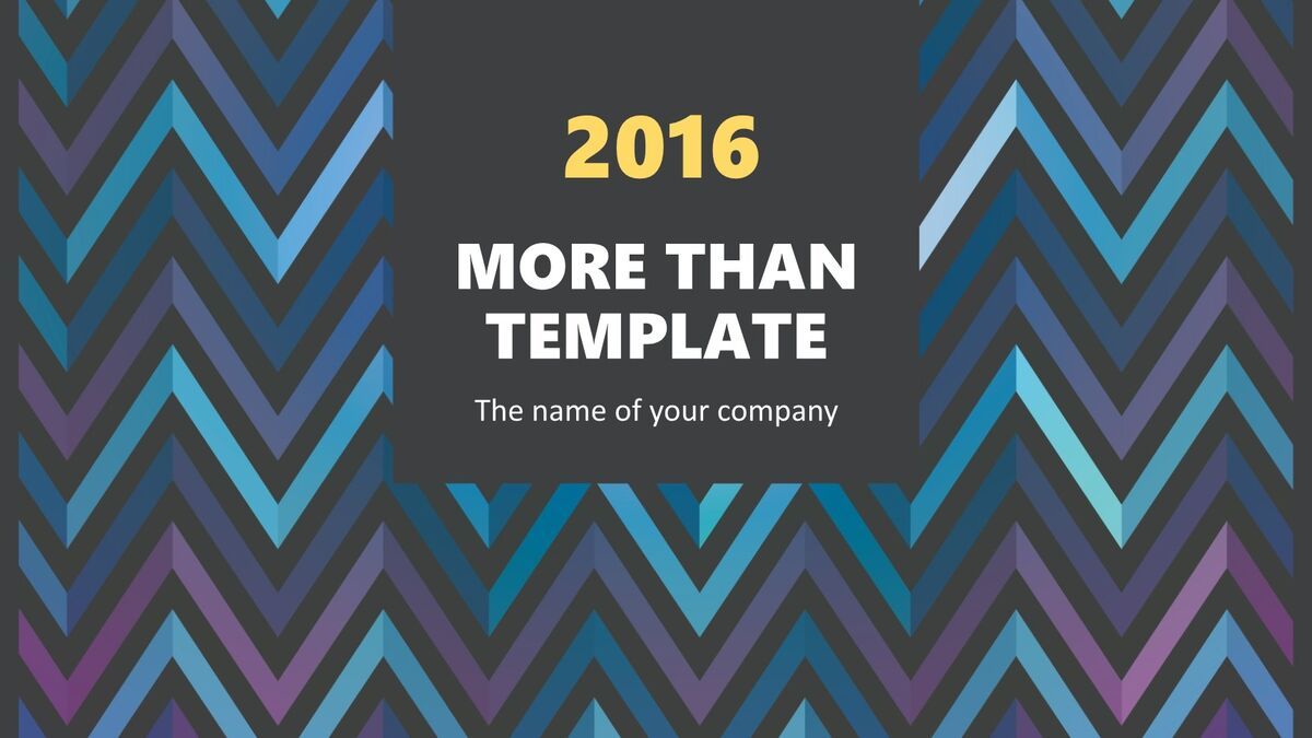 渐变条纹商务风PPT模板0