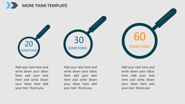 渐变条纹商务风PPT模板9