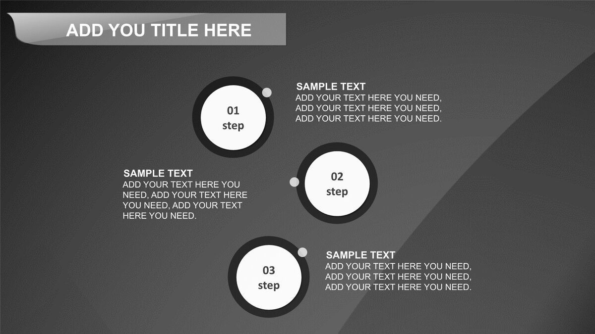灰黑极简商务风PPT模板4