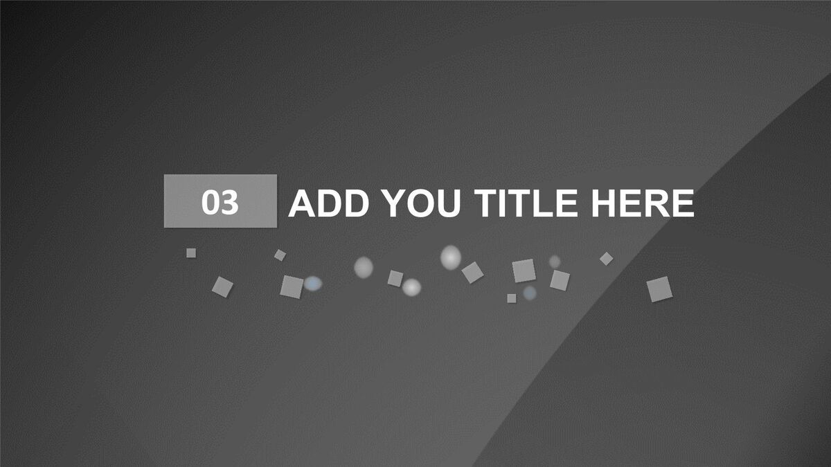 灰黑极简商务风PPT模板9