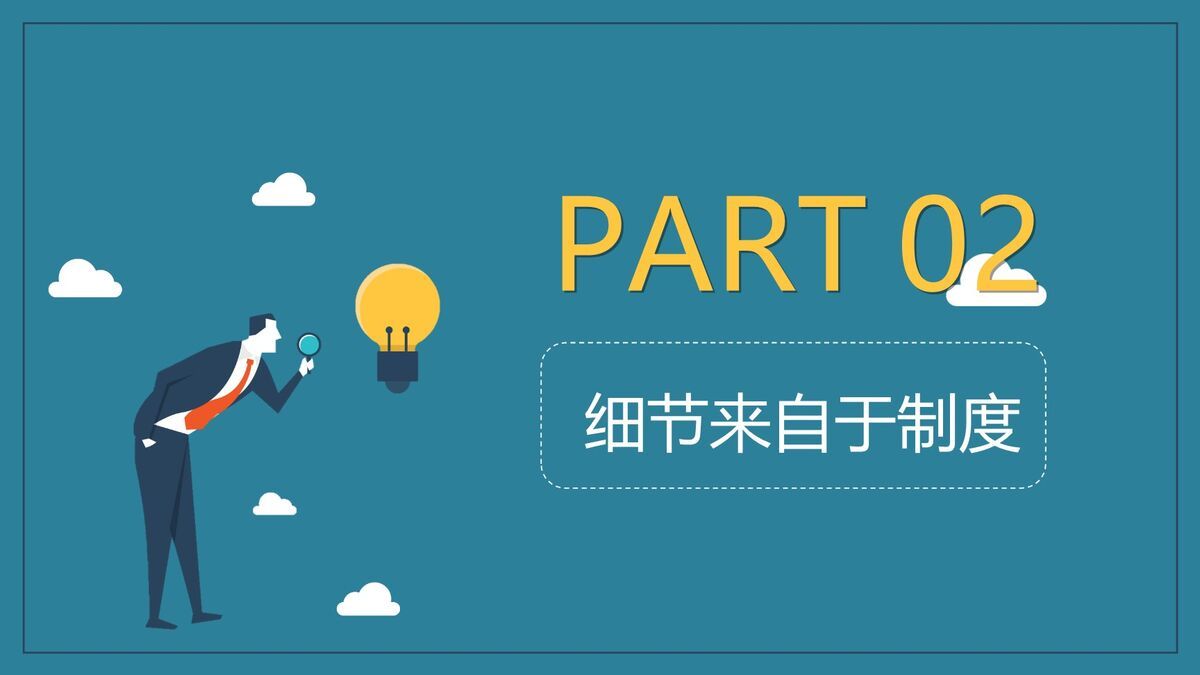 细节管理企业培训PPT模板2