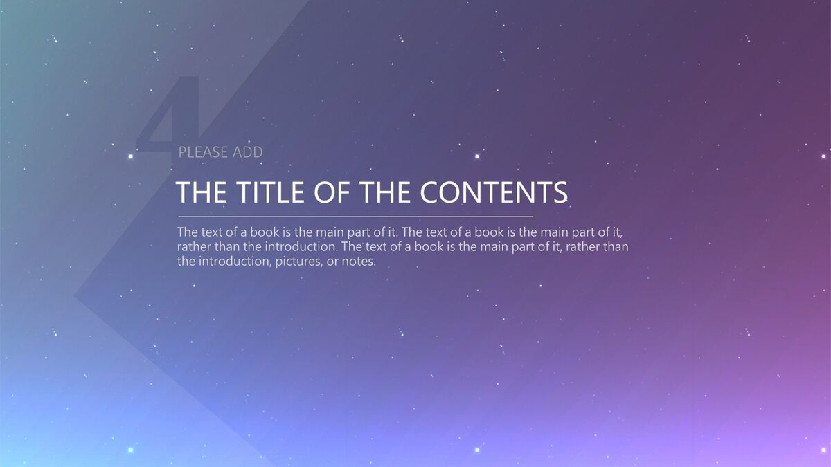 星空科技苹果风PPT模板2