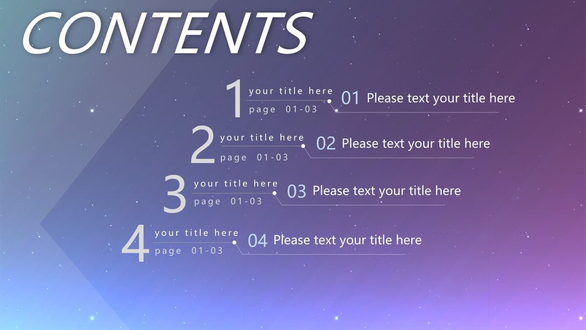 星空科技苹果风PPT模板6