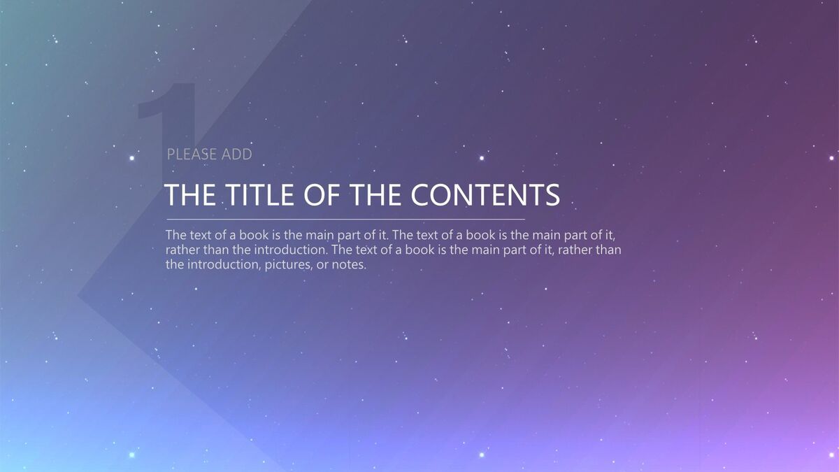 星空科技苹果风PPT模板7