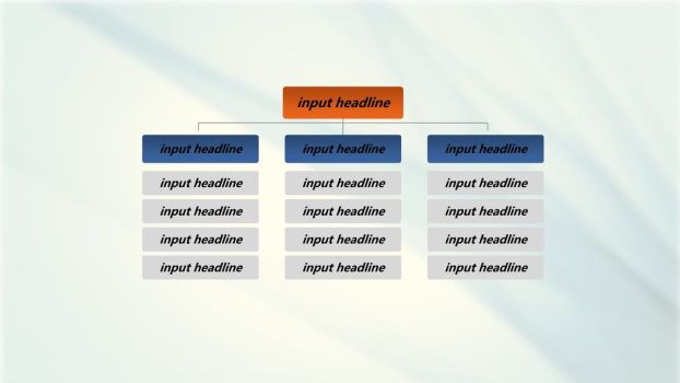 蓝色梦幻条纹背景PPT模板3