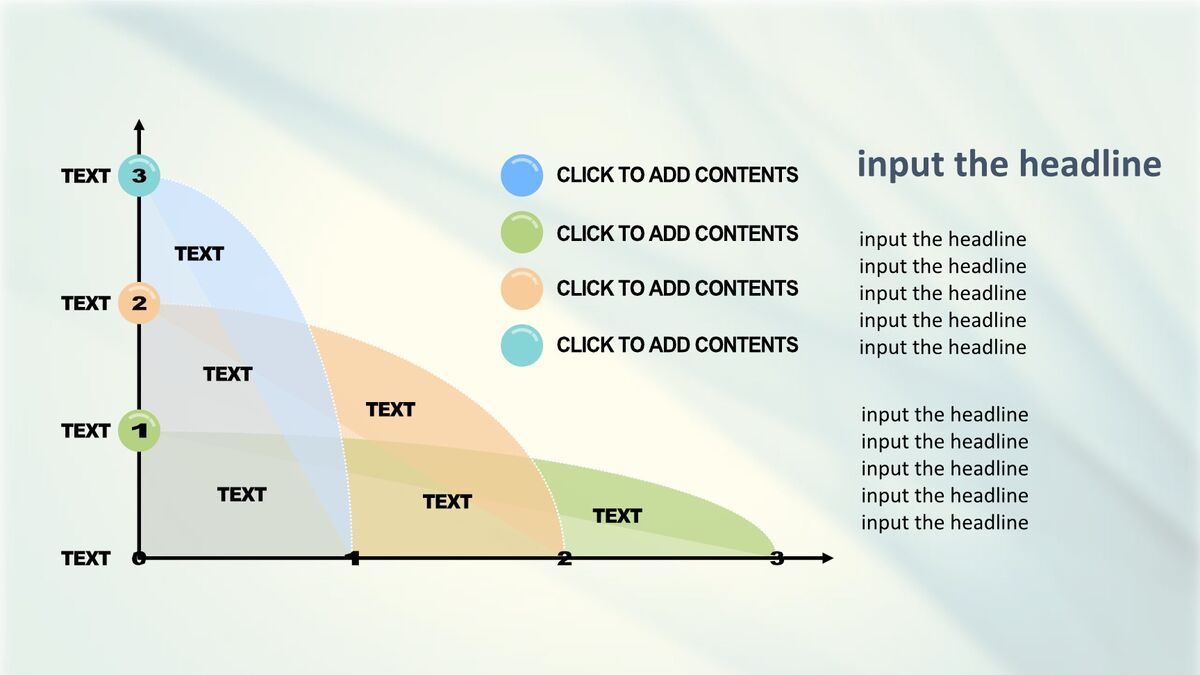 蓝色梦幻条纹背景PPT模板6