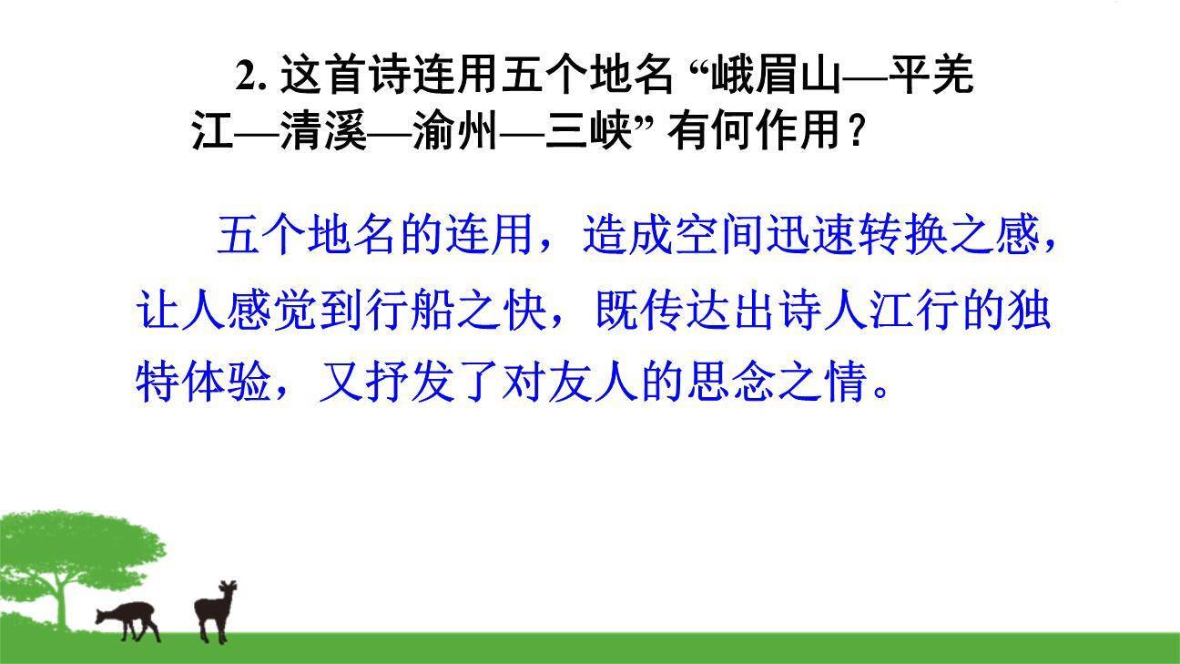 峨眉山月歌PPT课件14