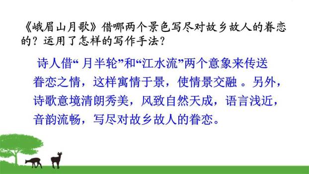 峨眉山月歌PPT课件15