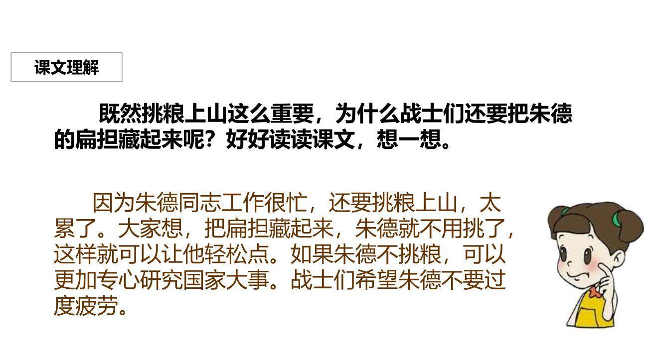 朱德的扁担PPT课件13