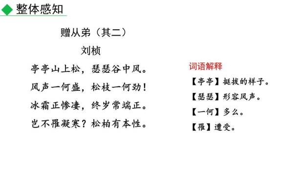 赠从弟PPT课件12