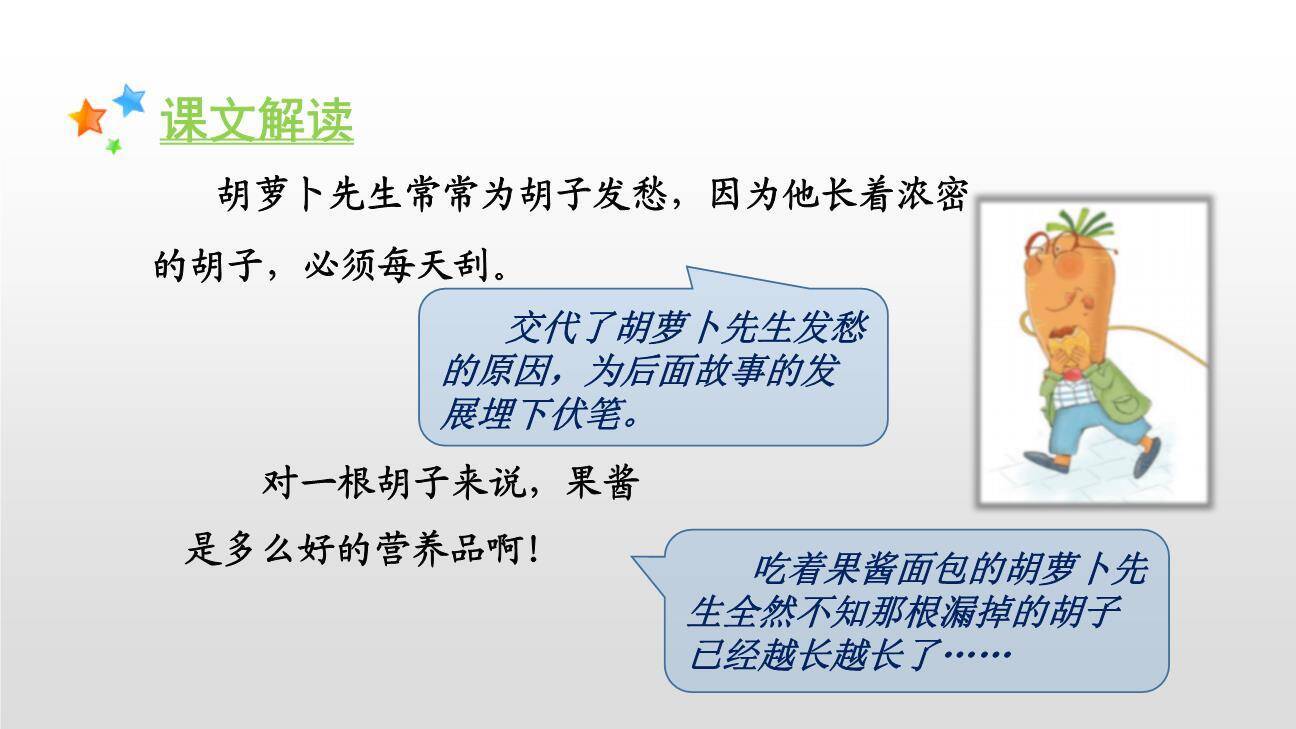 胡萝卜先生的长胡子PPT课件12