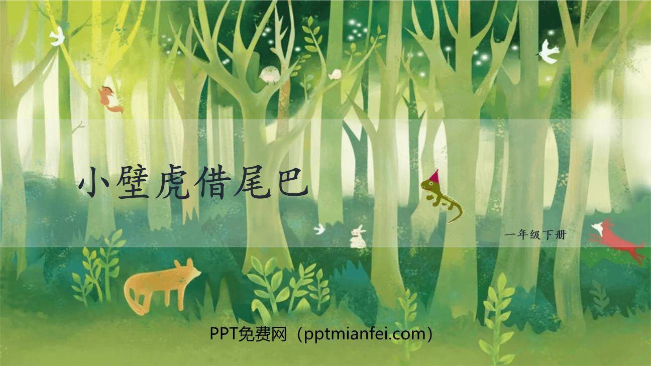 小壁虎借尾巴PPT课件50