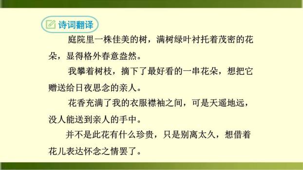 庭中有奇树PPT课件25