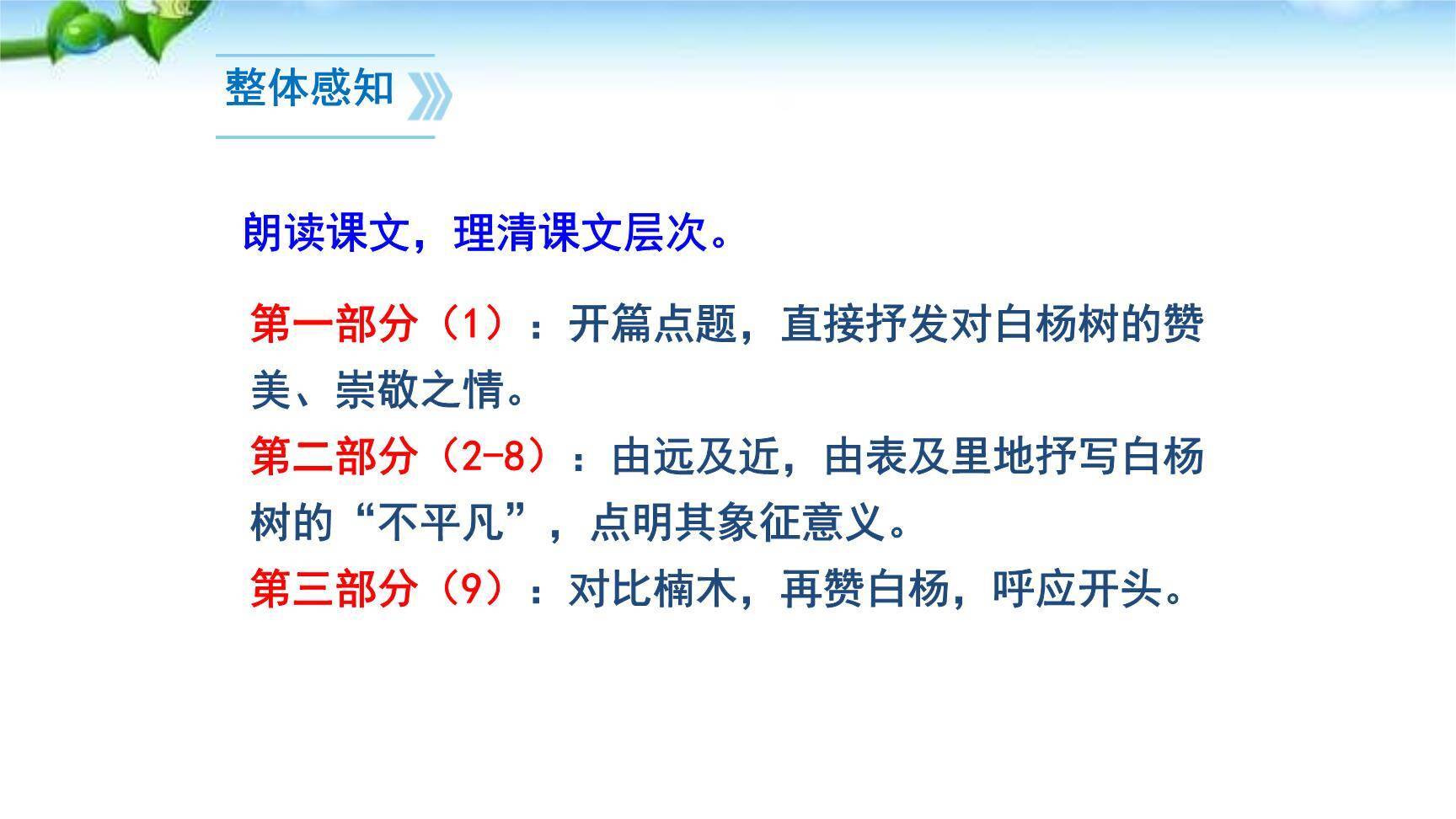 白杨礼赞PPT课件71