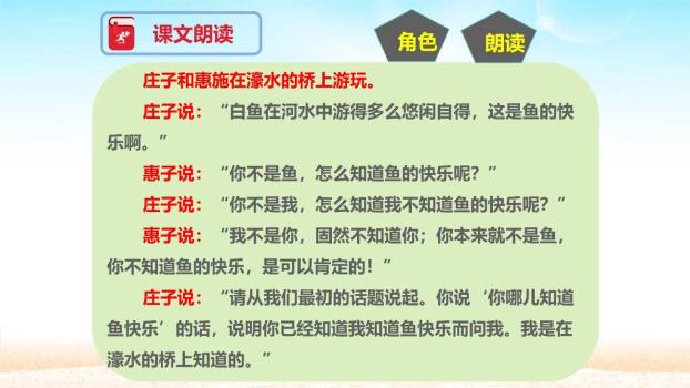 庄子与惠子游于濠梁之上PPT课件33