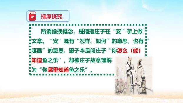 庄子与惠子游于濠梁之上PPT课件35