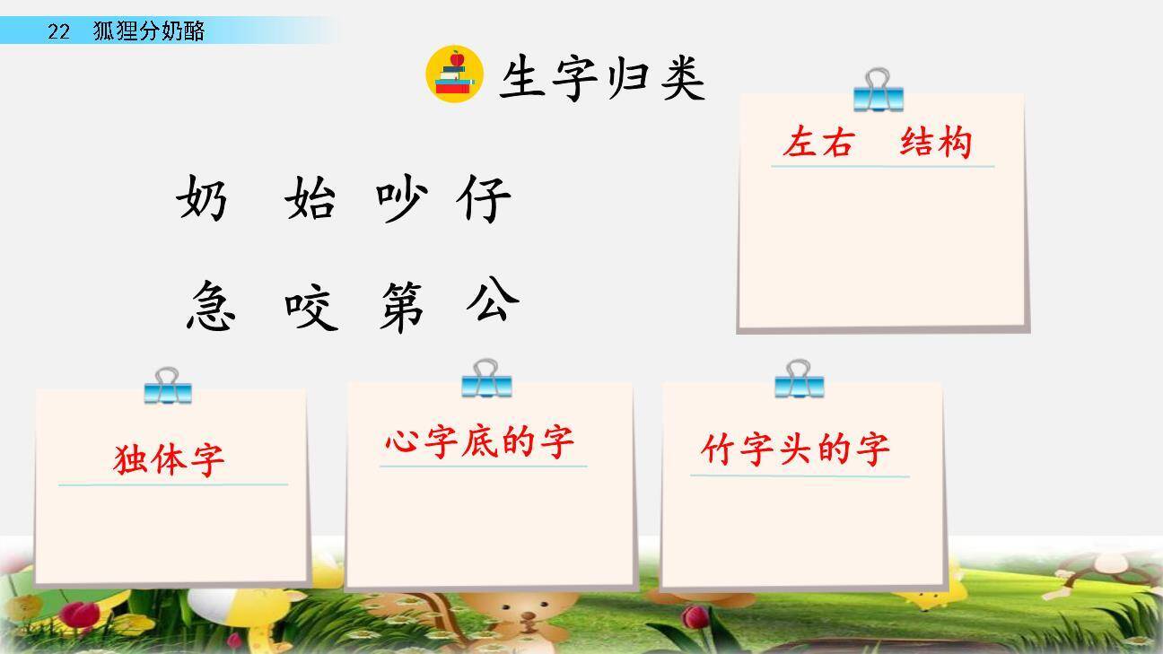 狐狸分奶酪PPT课件54