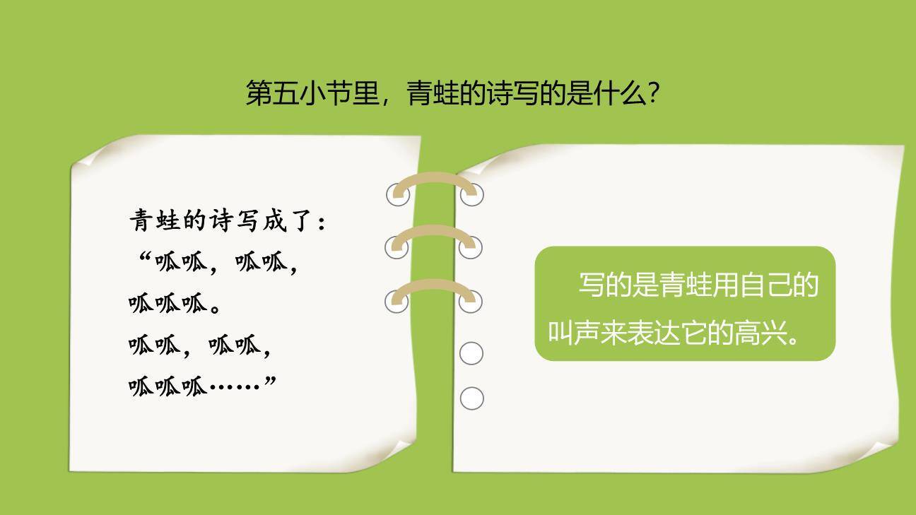 青蛙写诗PPT课件第二课时3