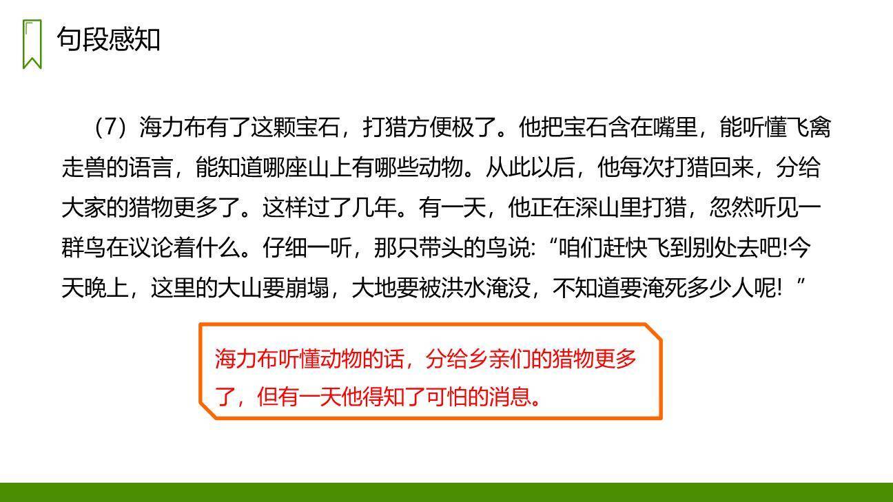 猎人海力布PPT课件33