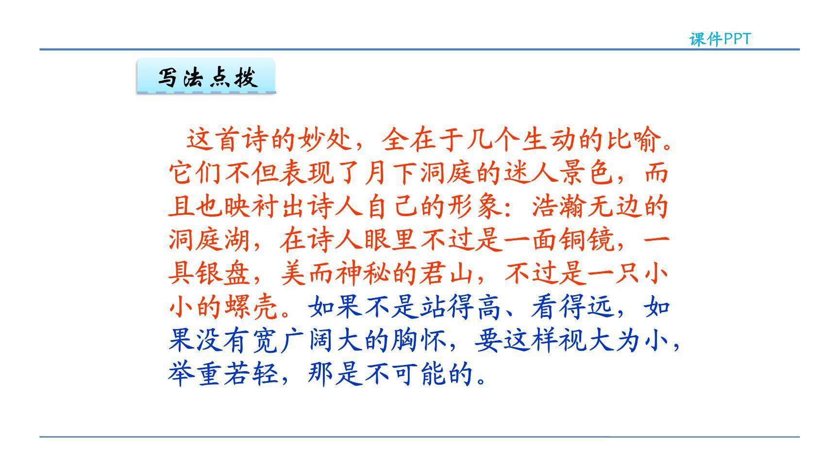 望洞庭PPT课件25