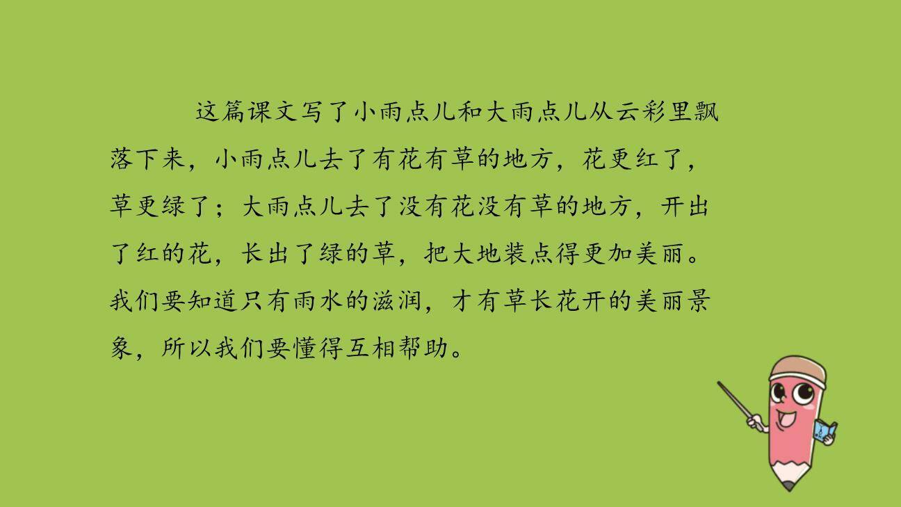 雨点儿PPT课件38
