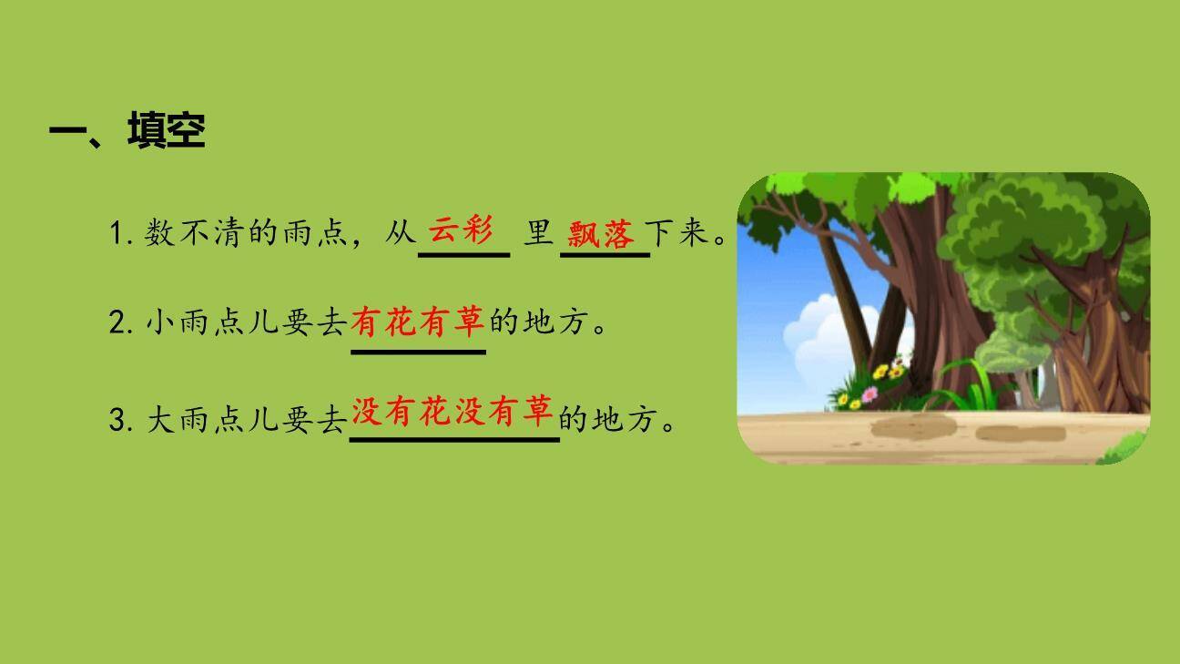 雨点儿PPT课件39