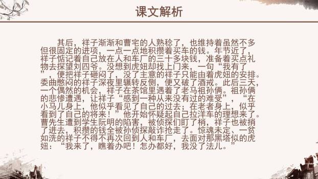 骆驼祥子PPT课件6