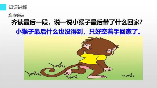 小猴子下山PPT课件12