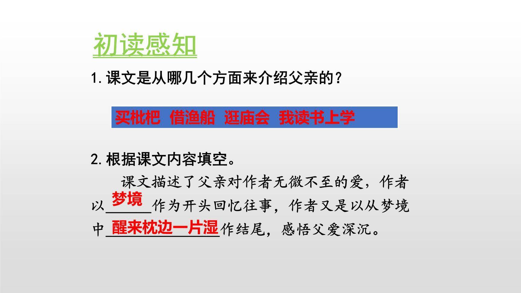 父爱之舟PPT课件58