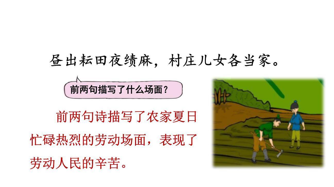 四时田园杂兴PPT课件29